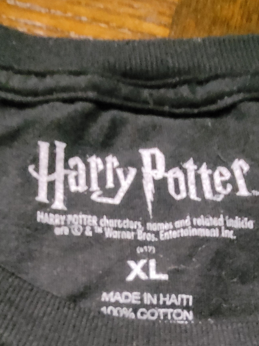 Harry Potter Black Short Sleeve Tee - XL